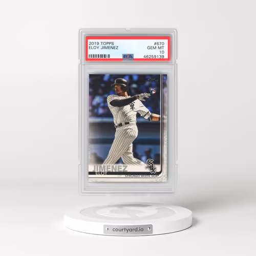 2019 Topps #670 Eloy Jimenez (PSA 10 GEM MINT)
