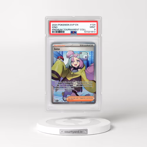 2024 Pokémon Svp EN-SV Black Star Promo #124 Iono - Iono Premium Tournament Collection (PSA 9 MINT)