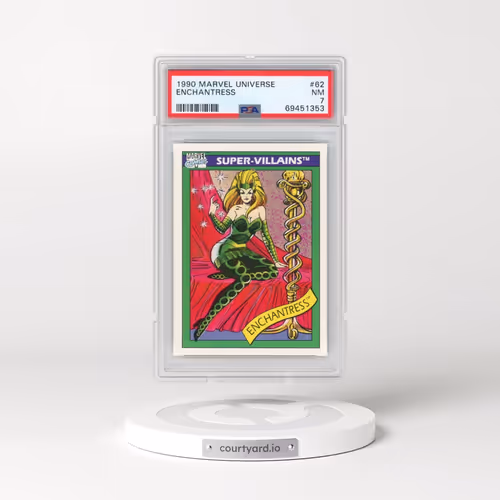 1990 Marvel Universe #62 Enchantress (PSA 7 NM)