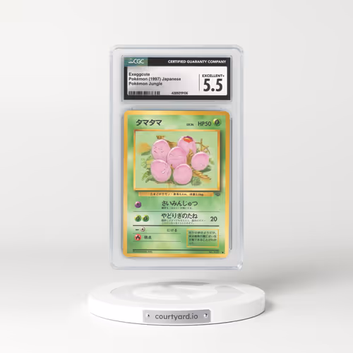 1997 Japanese Jungle #102 Exeggcute (CGC 5.5 EX+)