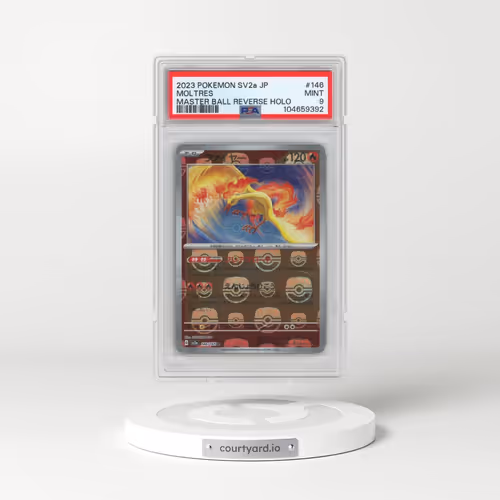 2023 Pokémon Sv2a-Pokemon 151 #146 Moltres - Reverse Holo Master Ball (PSA 9 MINT)