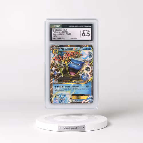 2016 Generations #18/83 M Blastoise EX - Holo (CGC 6.5 EX-NM+)