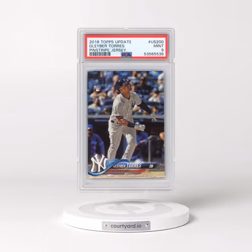 2018 Topps Update #US200 Gleyber Torres - Pinstripe Jersey (PSA 9 MINT)