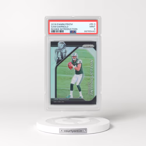 2018 Panini Prizm Rookie Introduction #RI-3 Sam Darnold (PSA 9 MINT)