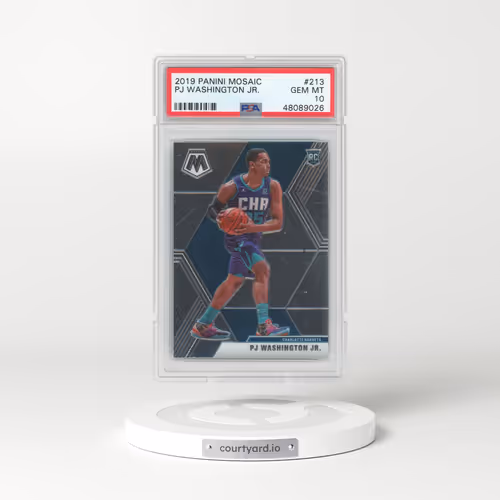2019 Panini Mosaic #213 PJ Washington Jr. (PSA 10 GEM MINT)