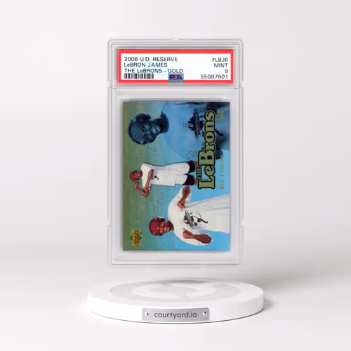 2006 Upper Deck Reserve the LeBrons #LBJ6 LeBron James - Gold (PSA 9 MINT)