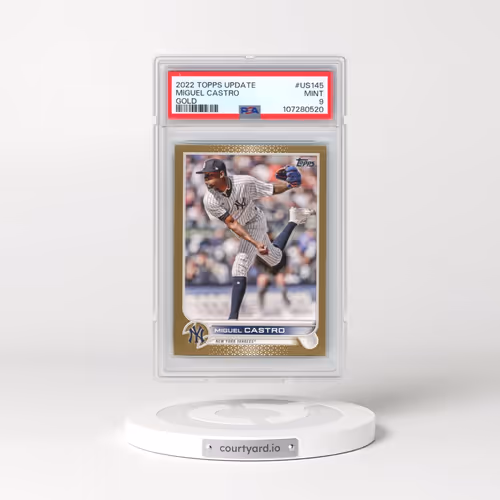 2022 Topps Update #US145 Miguel Castro - Gold (PSA 9 MINT)