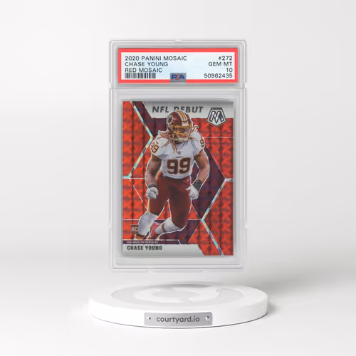 2020 Panini Mosaic #272 Chase Young - Red Mosaic (PSA 10 GEM MINT)