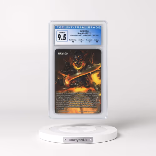 2022 Kryptik Genesis Lore - Kicks - #46/100 Akando (CGC 10 GEM MINT)