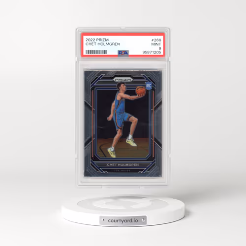 2022 Panini Prizm #266 Chet Holmgren (PSA 9 MINT)