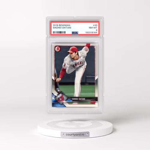 2018 Bowman #49 Shohei Ohtani (PSA 8 NM-MT)