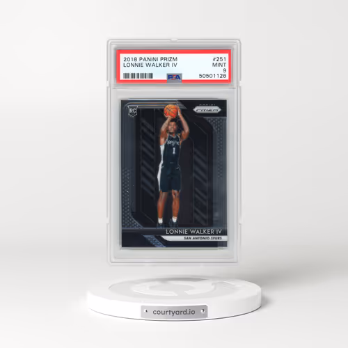 2018 Panini Prizm #251 Lonnie Walker IV (PSA 9 MINT)