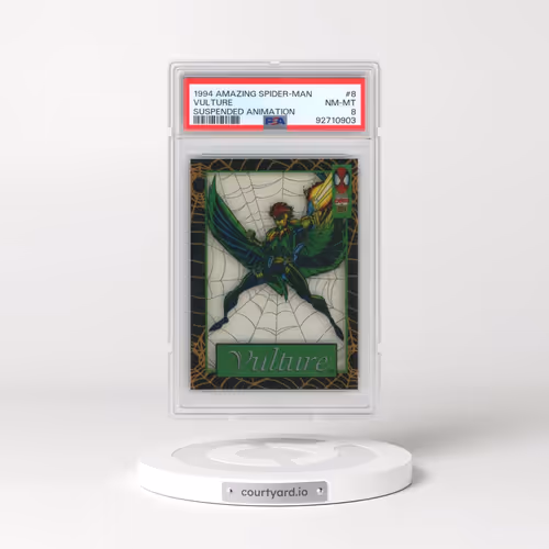 1994 Fleer the Amazing Spider-Man Suspended Animation #8 Vulture (PSA 8 NM-MT)