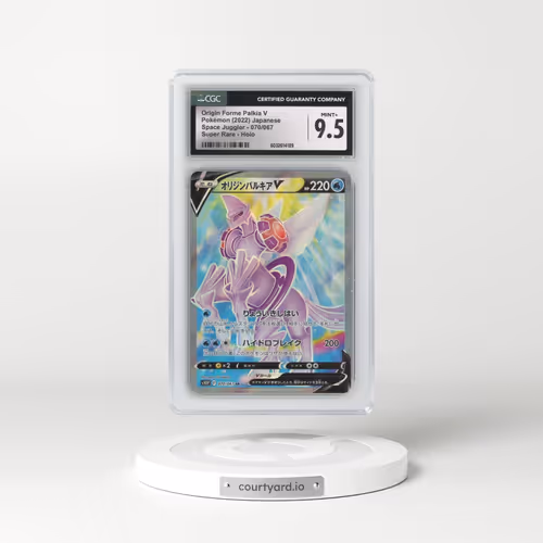2022 Space Juggler #070/067 Origin Forme Palkia V - Super Rare Holo (CGC 9.5 MINT+)