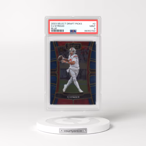 2023 Panini Select Draft Picks #2 CJ Stroud - Blue (PSA 9 MINT)