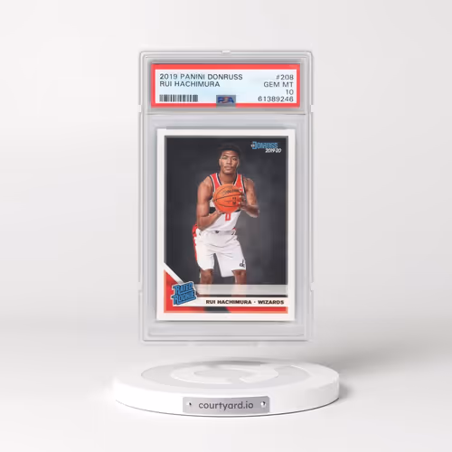 2019 Panini Donruss #208 Rui Hachimura (PSA 10 GEM MINT)