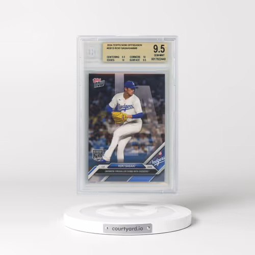 2024 Topps Now Offseason #OS13 Roki Sasaki (BGS 9.5 GEM MINT)