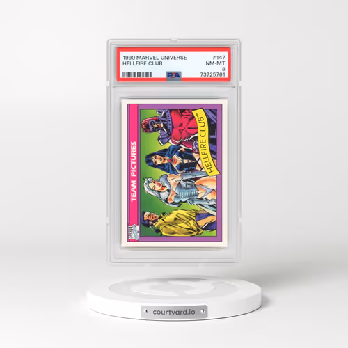 1990 Marvel Universe #147 Hellfire Club (PSA 8 NM-MT)