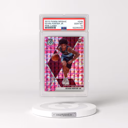 2019 Panini Mosaic #248 Kevin Porter Jr. - Pink Camo (PSA 10 GEM MINT)
