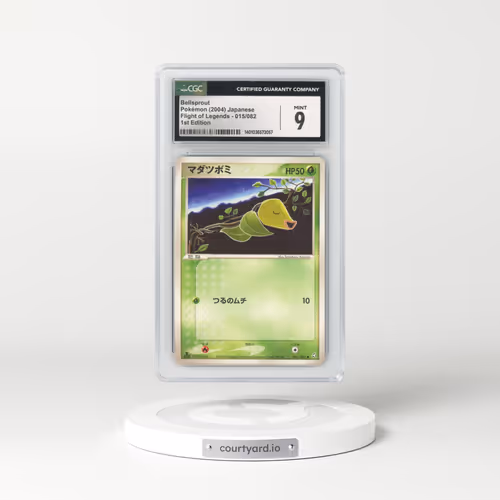2004 Flight of Legends #015/082 Bellsprout - 1st Edition (CGC 9 MINT)