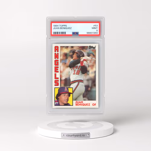 1984 Topps #53 Juan Beniquez (PSA 9 MINT)