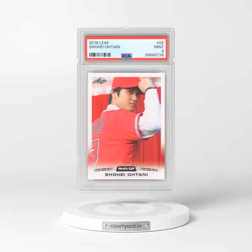 2018 Leaf Ohtani Retail #02 Shohei Ohtani (PSA 9 MINT)