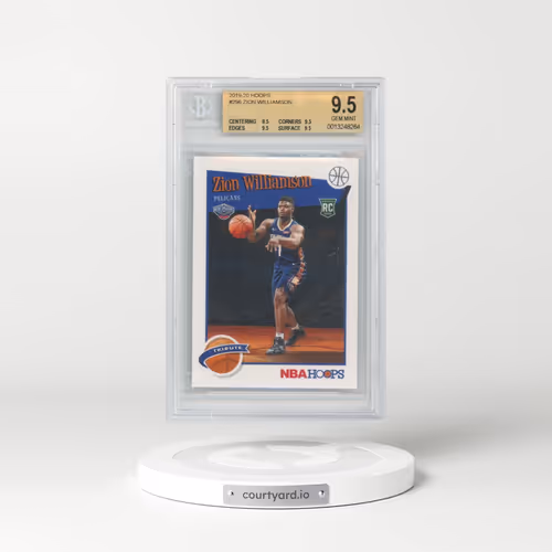 2019 Panini Hoops #296 Zion Williamson (BGS 9.5 GEM MINT)