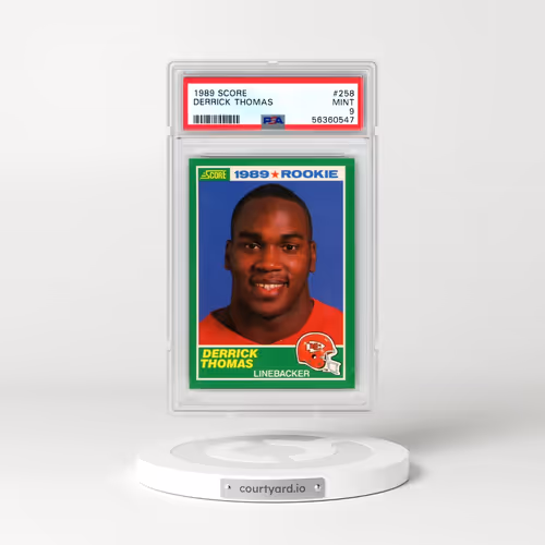 1989 Score #258 Derrick Thomas (PSA 9 MINT)