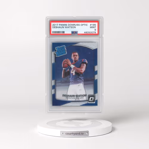 2017 Panini Donruss Optic #195 Deshaun Watson (PSA 9 MINT)