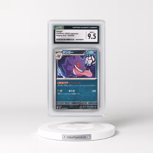 2023 Raging Surf #035/062 Gengar (CGC 9.5 MINT+)