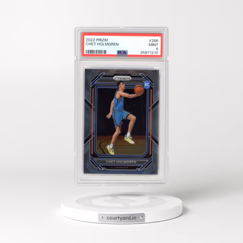 2022 Panini Prizm #266 Chet Holmgren (PSA 9 MINT)