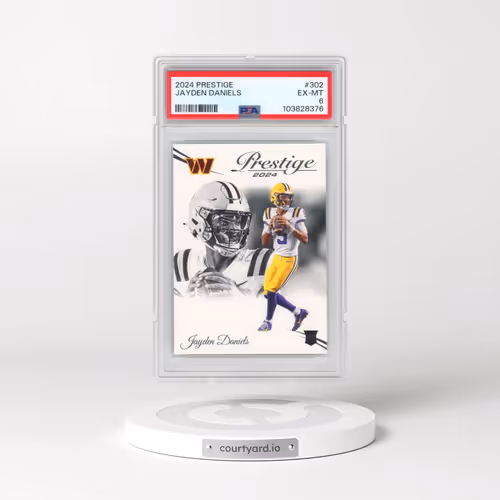 2024 Panini Prestige #302 Jayden Daniels (PSA 6 EX-MT)