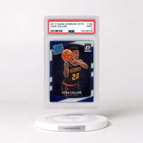 2017 Panini Donruss Optic #182 John Collins (PSA 9 MINT)