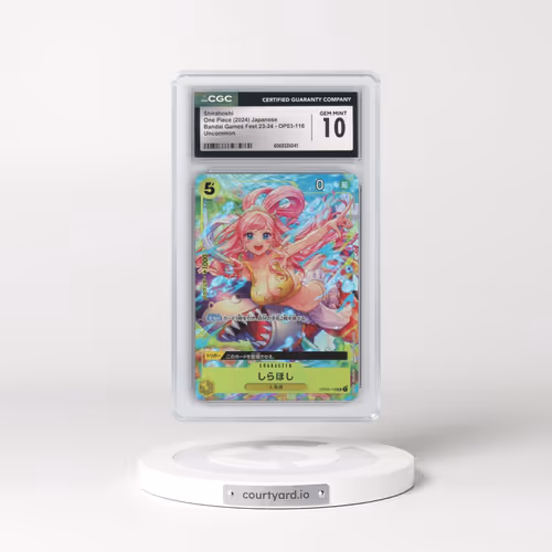 2024 Bandai Card Games Fest 23-24 (Textured Foil) - Japanese #OP03-116 Shirahoshi (CGC 10 GEM MINT)