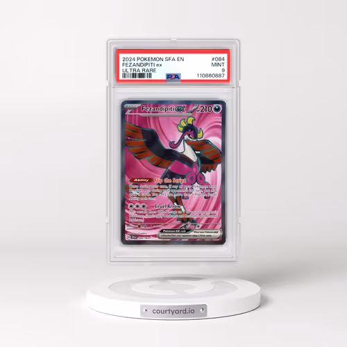 2024 Pokémon Sfa EN-Shrouded Fable #084 Fezandipiti EX - Holo Ultra Rare (PSA 9 MINT)