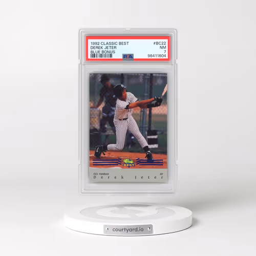 1992 Classic Best Blue Bonus #BC22 Derek Jeter (PSA 7 NM)