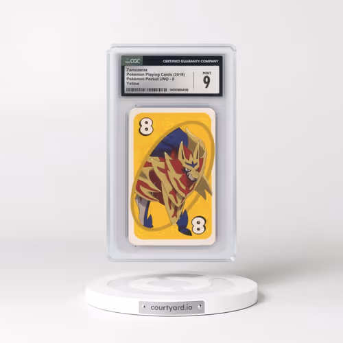2019 Pokémon Pocket UNO (2019 Asia Back) #8 Zamazenta - Yellow (CGC 9 MINT)