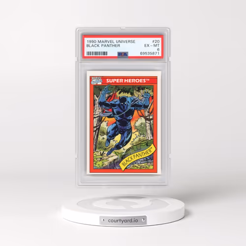 1990 Marvel Universe #20 Black Panther (PSA 6 EX-MT)