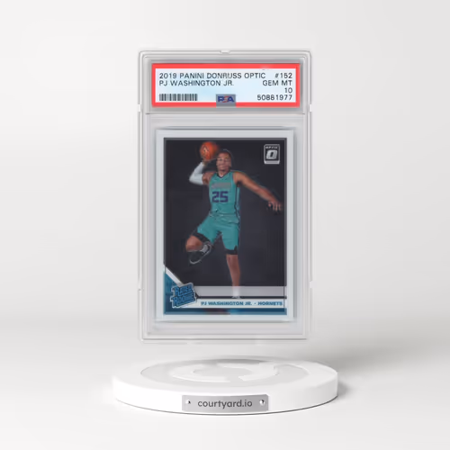 2019 Panini Donruss Optic #152 PJ Washington Jr. (PSA 10 GEM MINT)