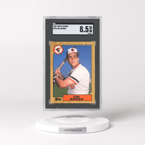 1987 Topps Tiffany #784 Cal Ripken Jr. (SGC 8.5 NM-MT+)