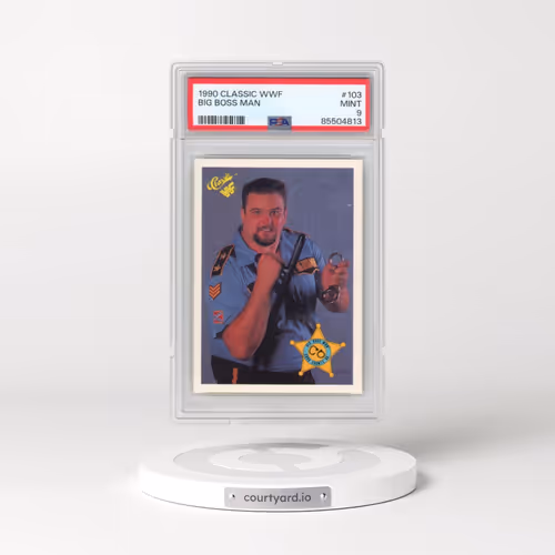 1990 Classic WWF #103 Big Boss Man (PSA 9 MINT)