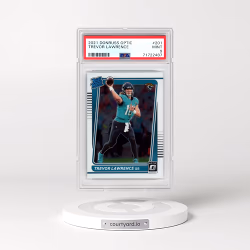 2021 Panini Donruss Optic #201 Trevor Lawrence (PSA 9 MINT)