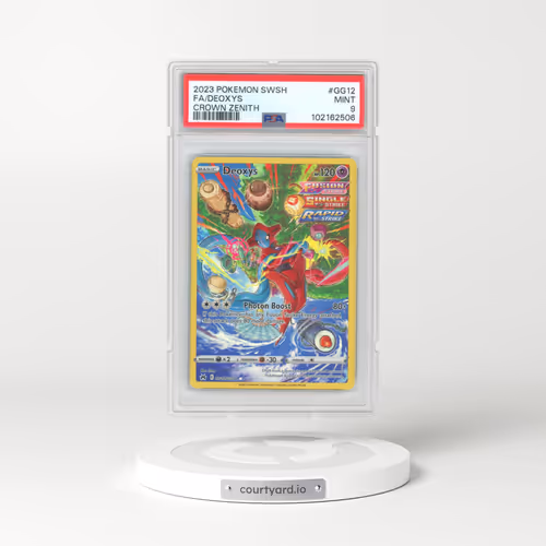 2023 Pokémon Sword and Shield Crown Zenith #GG12 Deoxys - Full Art (PSA 9 MINT)