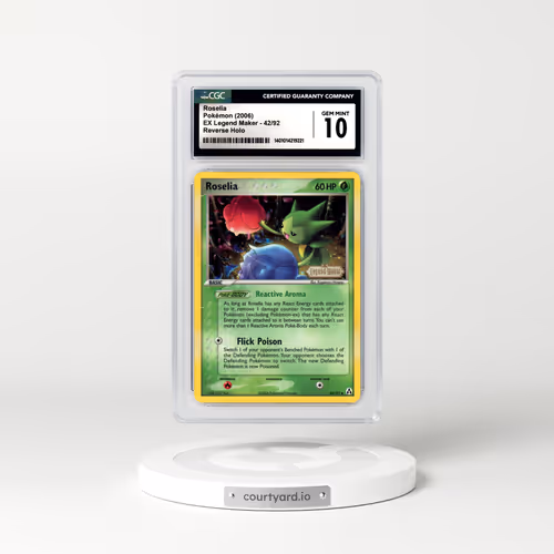 2006 EX Legend Maker #42 Roselia - Holo (CGC 10 GEM MINT)