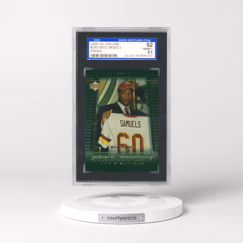 2000 Upper Deck Encore #228 Chris Samuels (SGC 8.5 NM-MT+)
