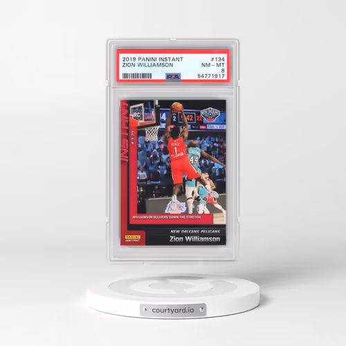 2019 Panini Instant #134 Zion Williamson (PSA 8 NM-MT)