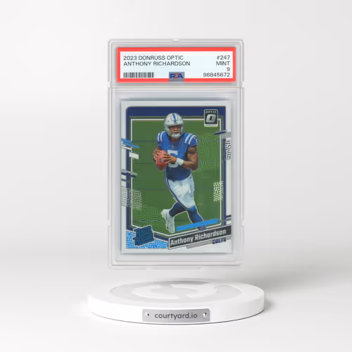 2023 Panini Donruss Optic #247 Anthony Richardson (PSA 9 MINT)