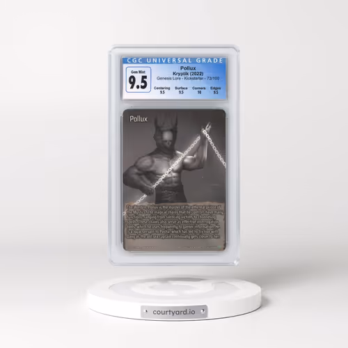 2022 Kryptik Genesis Lore - Kicks - #73/100 Pollux (CGC 10 GEM MINT)
