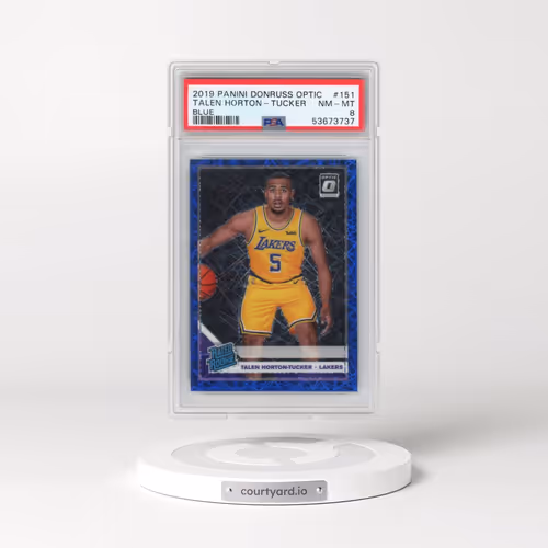 2019 Panini Donruss Optic #151 Talen Horton-Tucker - Blue (PSA 8 NM-MT)