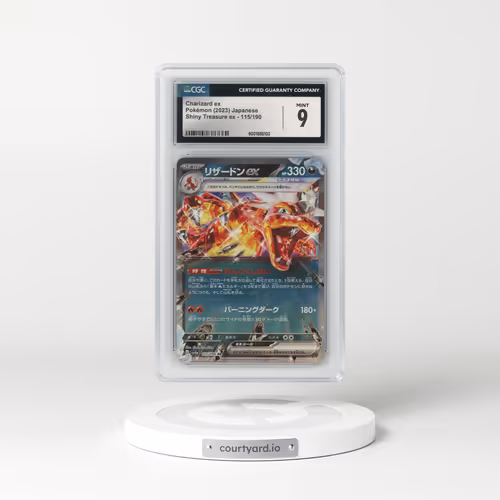2023 Pokémon Sv4a-Shiny Treasure EX #115 Charizard EX - Holo (CGC 9 MINT)